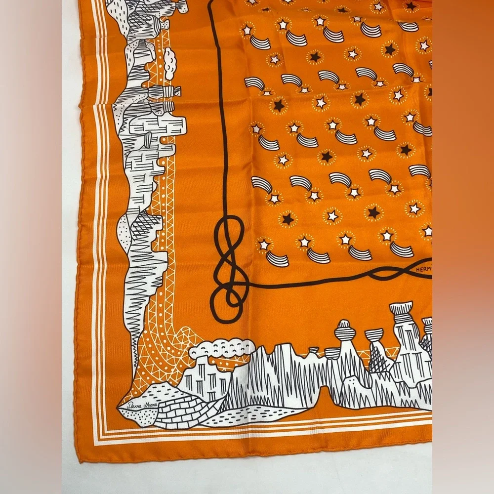 Hermes Les Canyons Etoiles Bandana 55 By Pierre Marie - Picture 10 of 16